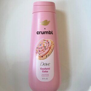 new! Dove Crumbl Moisturizing Liquid Body Wash Confetti Cake, 20 oz